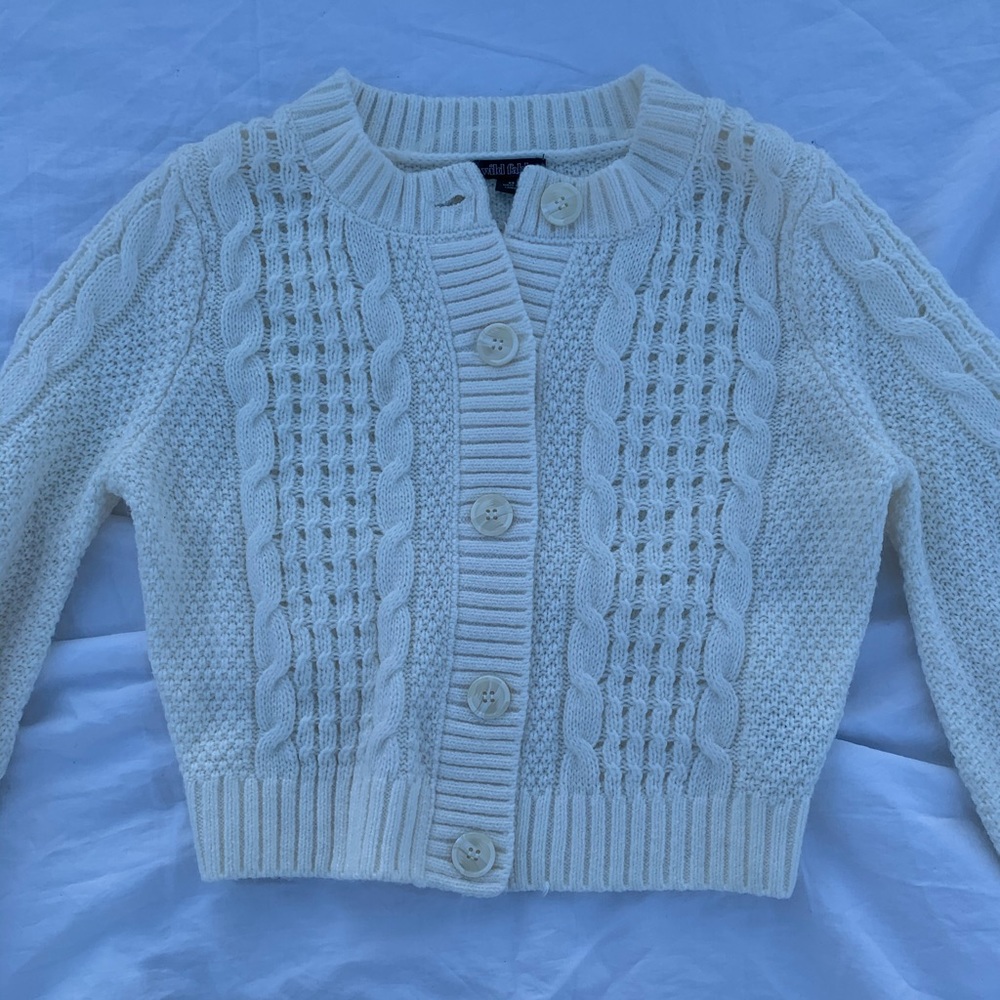 Wild Fable white cropped cardigan